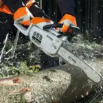 STIHL.PILARKA MS 201C-M w użyciu